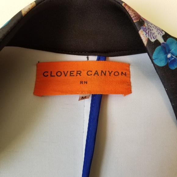 Clover Canyon neoprene floral moto jacket - Picture 7 of 8